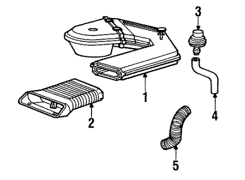 1987 Cadillac Eldorado Air Inlet Diagram