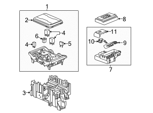 2018 Chevy Silverado 1500 Fuse,10 A (Ato Fuse) Diagram for 88861353