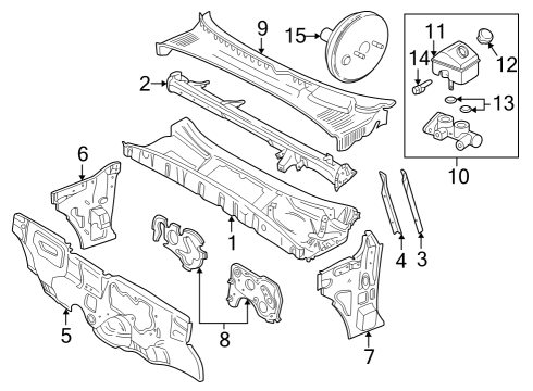 2001 Saturn L300 Cylinder Asm,Brake Master Diagram for 22683095