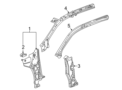 2020 Buick Envision Hinge Pillar Diagram