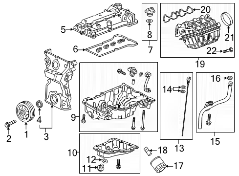 2022 Chevy Spark Engine Parts Diagram