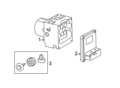 2011 Cadillac CTS ABS Components, Electrical Diagram 3 - Thumbnail