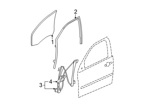 2008 Chevy Malibu Front Door Diagram 1 - Thumbnail