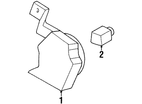 1998 Pontiac Grand Am Horn Diagram