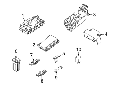 2008 Saturn Astra Fuse Asm,Front Compartment Fuse Block Diagram for 13180511