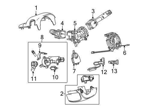 2012 Buick LaCrosse Ignition Lock, Electrical Diagram 2 - Thumbnail