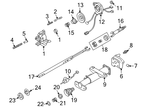 1997 Pontiac Trans Sport Shaft Diagram for 26049702