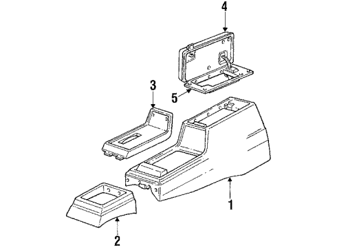 1984 Chevy Monte Carlo Console Diagram