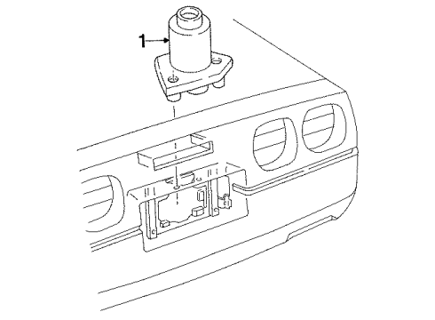 1992 Chevy Corvette License Lamps Diagram