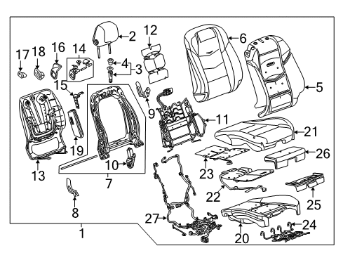 2015 Cadillac ELR Heated Seats Diagram 2 - Thumbnail