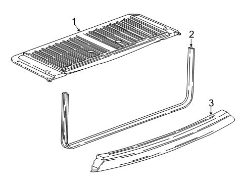 2018 Chevy Silverado 1500 Exterior Trim - Pick Up Box Diagram 4 - Thumbnail