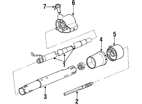 1985 Chevy Celebrity Ignition Lock Diagram