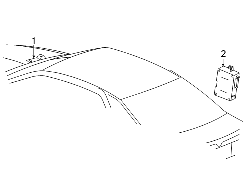 2007 Cadillac STS Navigation System Diagram