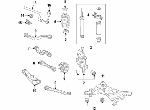 2022 Chevy Blazer Switch Assembly, Ride Cont Diagram for 84772839