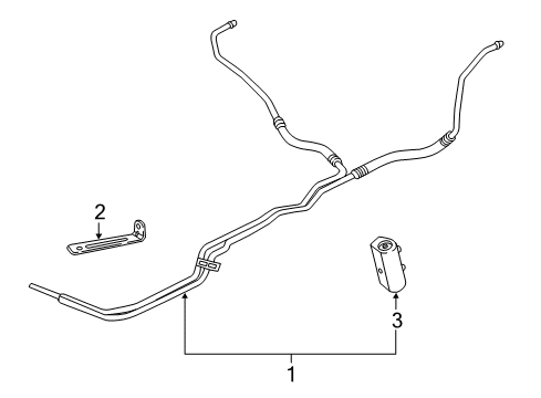 2020 GMC Yukon Trans Oil Cooler Diagram