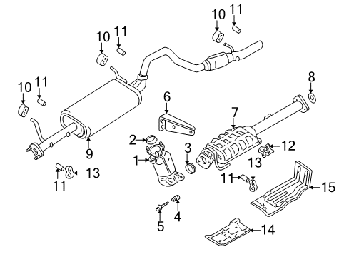 1999 Chevy Tracker PIPE Diagram for 30021698