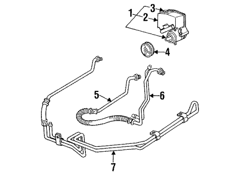 1991 Chevy Lumina Gear Kit,Steering (Remanufacture) Diagram for 26046139