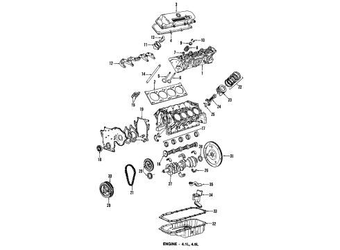 1987 Cadillac Allante Key, Valve Stem Diagram for 1635313