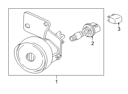 1999 Pontiac Grand Am Bulbs Diagram 1 - Thumbnail