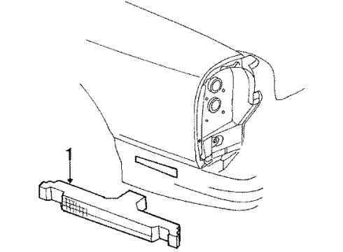 1990 Oldsmobile Cutlass Supreme Rear Lamps - Side Marker Lamps Diagram