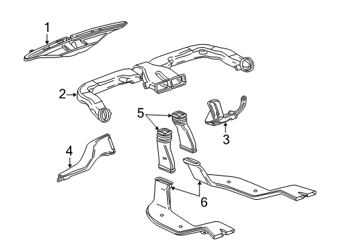 2020 Buick Encore Ducts Diagram