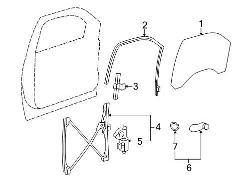 2009 Chevy Silverado 1500 Front Door Diagram 2 - Thumbnail