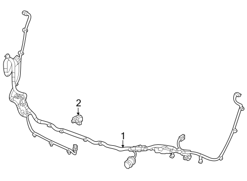 2024 Chevy Trailblazer Electrical Components - Front Bumper Diagram 3 - Thumbnail