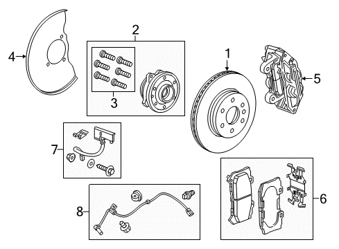 2019 Chevy Colorado Front Brakes Diagram