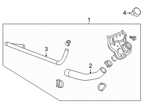 2024 GMC Sierra 3500 HD Fuel System Components Diagram 1 - Thumbnail