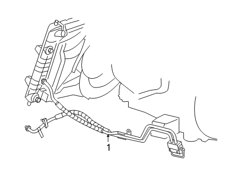 2007 Chevy Corvette Oil Cooler Diagram 1 - Thumbnail