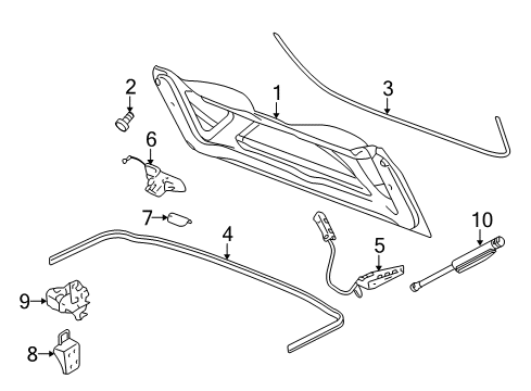 2005 Chevy Corvette Storage Compartment Diagram