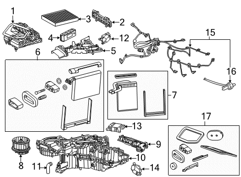 2019 Chevy Tahoe Air Conditioner Diagram 3 - Thumbnail