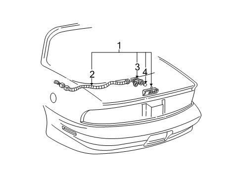 2001 Chevy Camaro High Mount Lamps Diagram