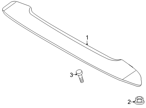 2009 Pontiac G3 Rear Spoiler Diagram