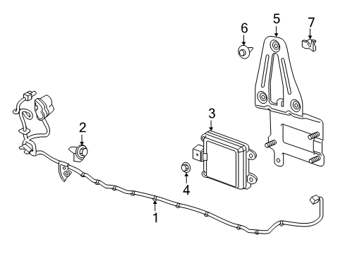 2019 Chevy Traverse Sonar System Diagram