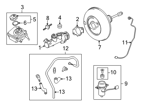 2008 Saturn Astra Dash Panel Components Diagram