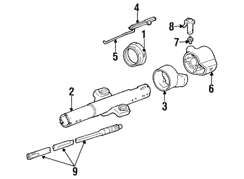 1990 Pontiac Grand Am Ignition Lock, Electrical Diagram 2 - Thumbnail