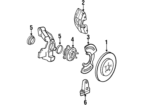 1992 Chevy Beretta Anti-Lock Brakes Diagram 2 - Thumbnail