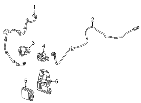 2023 Chevy Bolt EUV Bumper & Components - Front Diagram 3 - Thumbnail