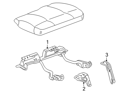 2004 Cadillac Escalade ESV Tracks & Components Diagram 2 - Thumbnail