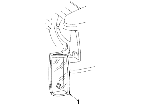 1990 Chevy S10 Side Marker Lamps, Electrical Diagram