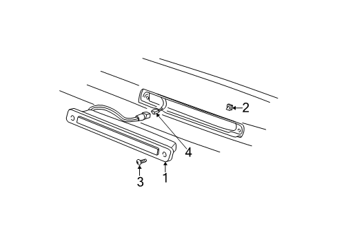 2003 Pontiac Montana High Mount Lamps Diagram