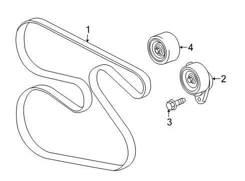 2021 Cadillac XT5 Belts & Pulleys, Maintenance Diagram 2 - Thumbnail