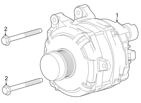 2023 GMC Canyon Alternator Diagram