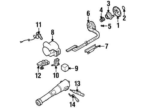 1995 Cadillac Seville Ignition Lock, Electrical Diagram 4 - Thumbnail