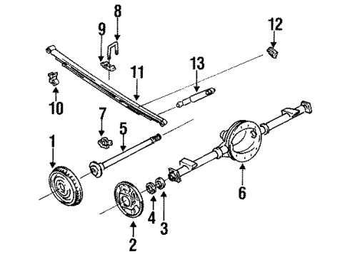 1994 Chevy Blazer Rear Brakes Diagram