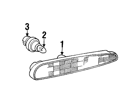 2002 Oldsmobile Aurora Side Marker Lamps Diagram