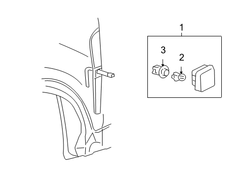 2009 Saturn Vue Bulbs Diagram 2 - Thumbnail