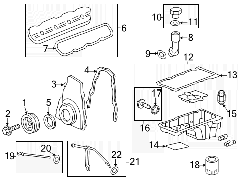 2013 GMC Sierra 2500 HD Filters Diagram 5 - Thumbnail