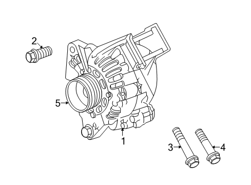 2003 Cadillac Seville Alternator Diagram 2 - Thumbnail